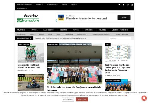 Actualidad del deporte de Extremadura. Todas las noticias deportivas.
