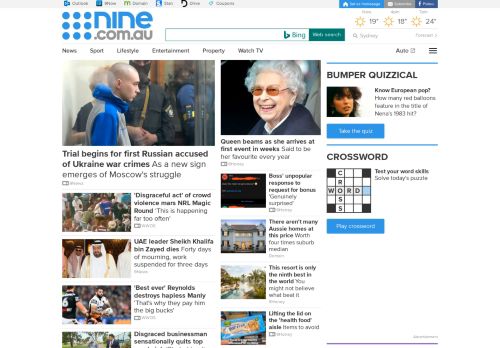 nine.com.au -- the new ninemsn - News, Sport, TV, Entertainment, Lifestyle | Latest Breaking News Headlines from Australia and the world