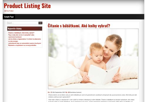 Product Listing Site