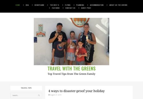 Travel With The Greens · Top Travel Tips from The Green Family