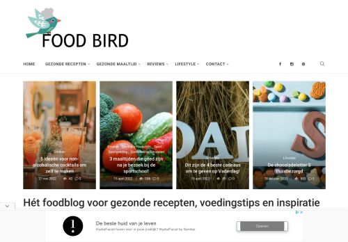 Gezonde Foodblog - Blog over gezond en lekker eten | Food Bird