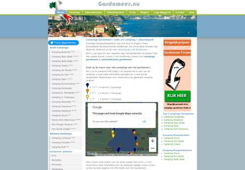 Campings aan het Gardameer Italie Vakantie & Camping