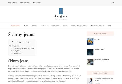 Skinnyjean.nl – Alles over skinny jeans