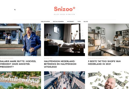 Snizoo - Alles over diensten