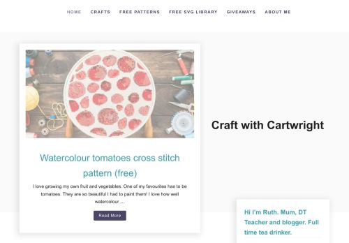 Craft with Cartwright - Lifestyle blog. Crafting my life.
