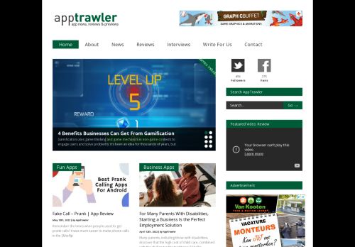 AppTrawler - News, Reviews, Previews and discussion on all things App like