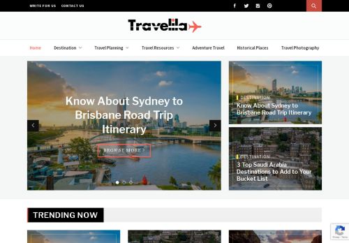 Travelila - Best Guide for Travel Destinations with Planning