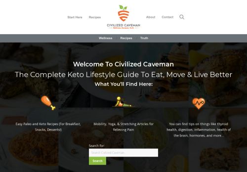 Paleo/Keto Diet Recipes & Tips | Civilized Caveman
