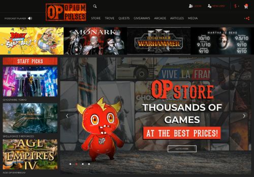 Opium Pulses | Digital Game Store and Gaming Community