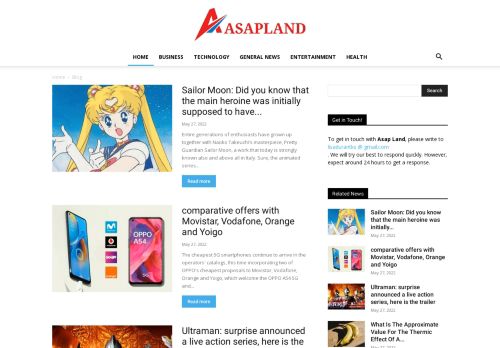 Asap Land - Instant News Portal