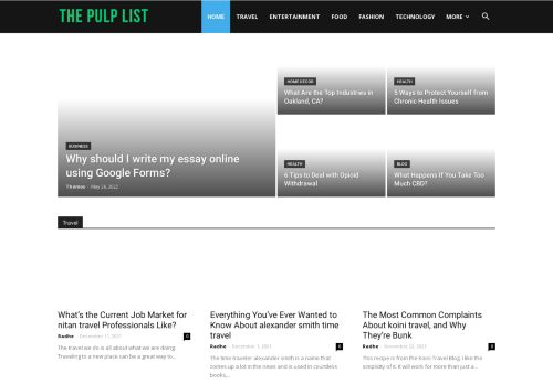 The Pulp LIst - See you at List .
