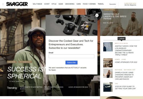 Men’s Lifestyle, Gear, Style, Grooming & More | SWAGGER Magazine
