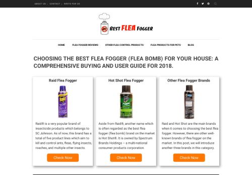Best Flea Fogger (Flea Bomb) For Your House: A Buying Guide For 2018