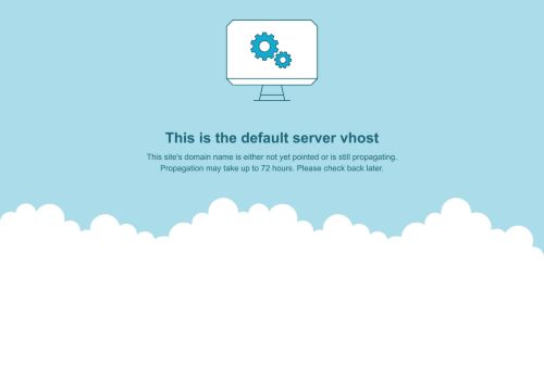 This is the default server vhost
