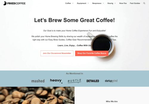 FriedCoffee | Ultimate Coffee Resources & Guides

