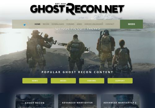 Ghost Recon News, Forums, Mods, Guides and more!

