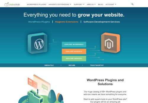 WordPress Plugins and Magento Extensions by CreativeMinds
