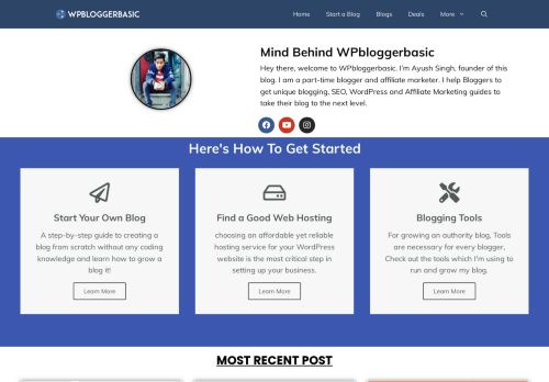 WPbloggerbasic - A New Way To Learn Blogging
