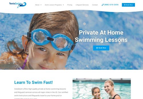 Private At-Home Swim Lessons - InstaSwim
