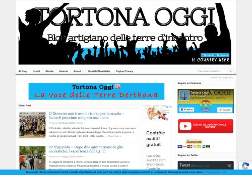 Tortona Oggi TV - Blog artigiano delle Terre Derthona
