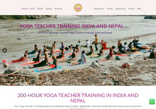 Yoga Teacher Training Nepal- Pokhara, Goa and Dharamsala India