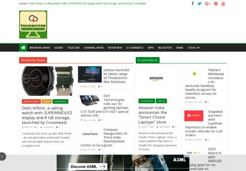 Technuter - Tech News Website