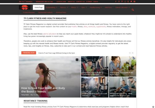 TF Clark Fitness Magazine – The Best Information On Fitness