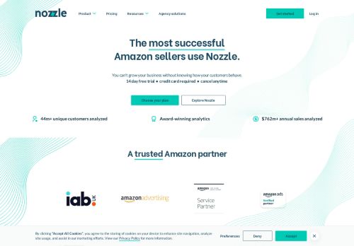 Nozzle - Customer Analytics made for Amazon Sellers