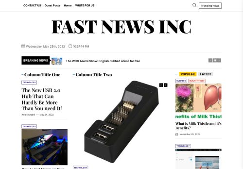 Fast News Inc - Latest News, Work, Videos