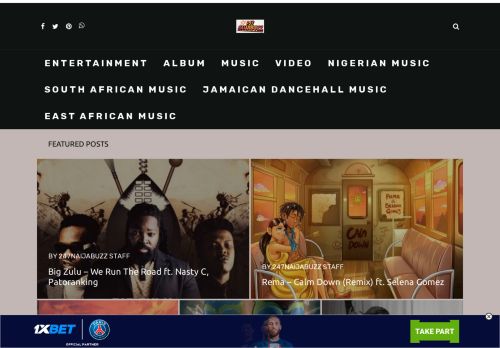 247NaijaBuzz — Entertainment & Mp3 Music Download Across Africa