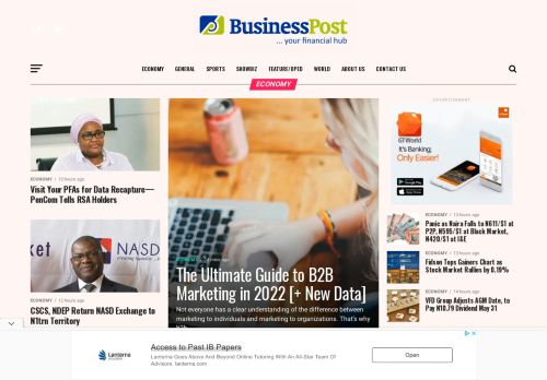 business news,insider business news on Businesspost Nigeria May 13, 2022
