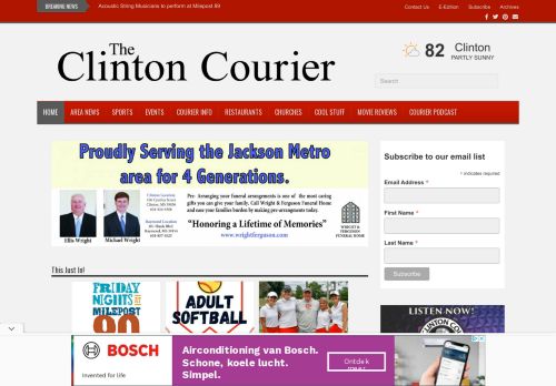 Home - The Clinton Courier