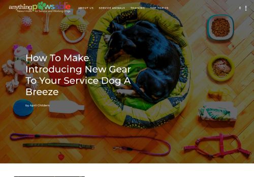 Anything Pawsable – Service & Working Dog News and Info