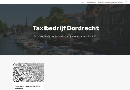 Taxibedrijf Dordrecht – Alles over vervoer en innovatie!