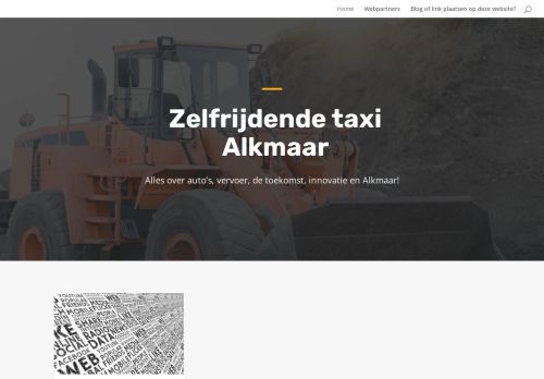 Zelfrijdende taxi Alkmaar – Alles over vervoer en innovatie!