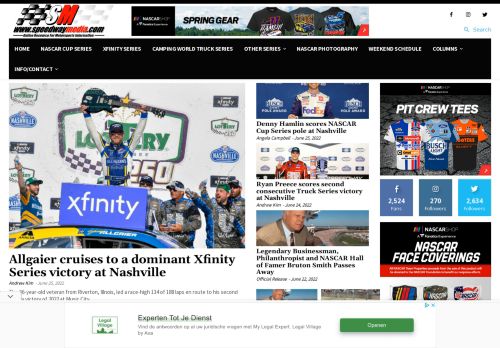 SpeedwayMedia.com | Online Resource for Motorsports Information