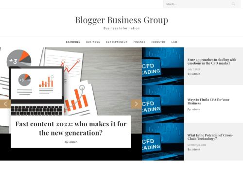 Blogger Business Group – Business Information
