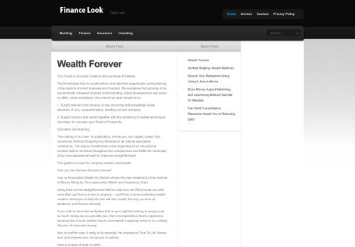 Finance Look | Take one