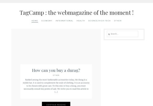 TagCamp : the webmagazine of the moment !
