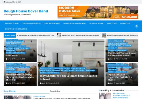 Rough House Cover Band – Home Improvement Information