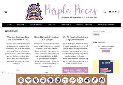 Purple Pieces Blog