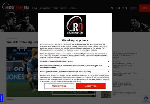 Rugby News & Videos of Tries, Funny Incidents & More | RugbyDump
