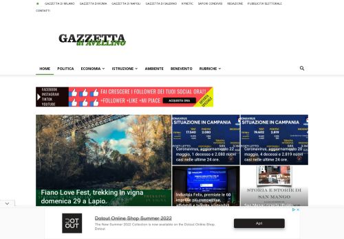 Gazzetta di Avellino | Notizie, Economia, Cultura, Tecnologia, Eventi Avellino e provincia
