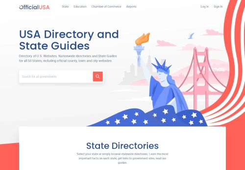 USA Directory and State Guides - Official USA Websites