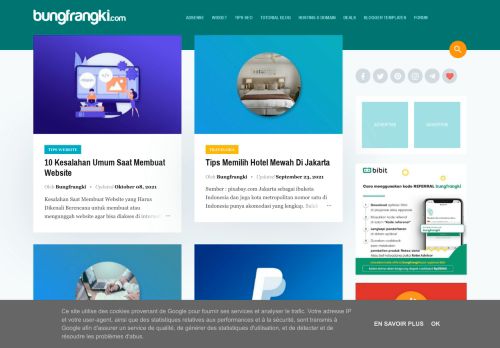 BUNGFRANGKI.COM | Tutorial Tips & Trik Blogger Gratis