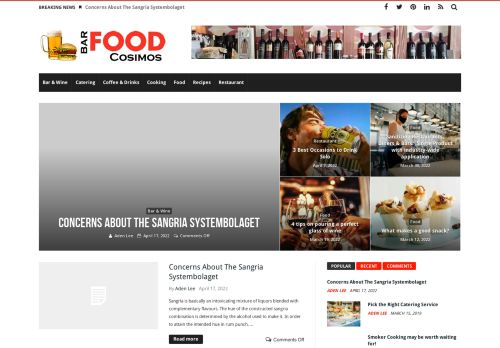 Bar Food Cosimos - Food Blog