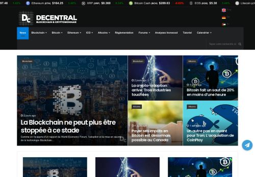 Decentral Magazine – News Blockchain & Cryptomonnaies