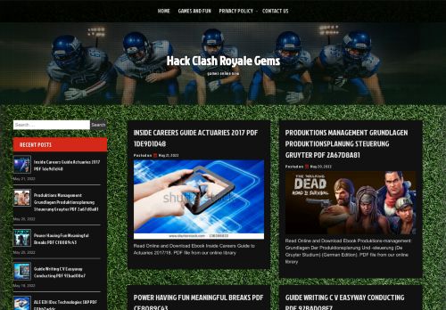 Hack Clash Royale Gems – games online now
