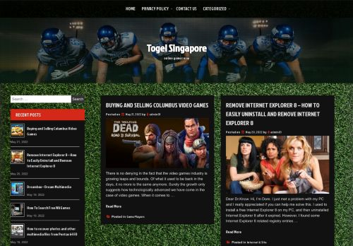 Togel Singapore – online games now