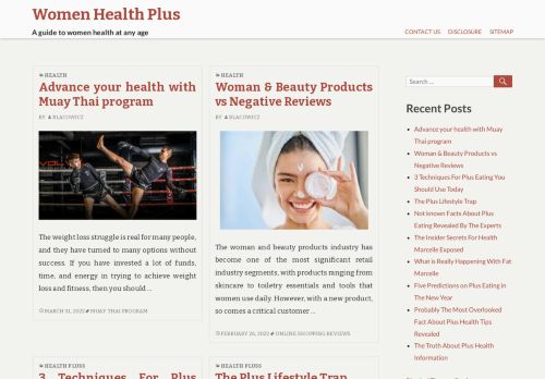 Women Health Plus – A guide to women health at any age